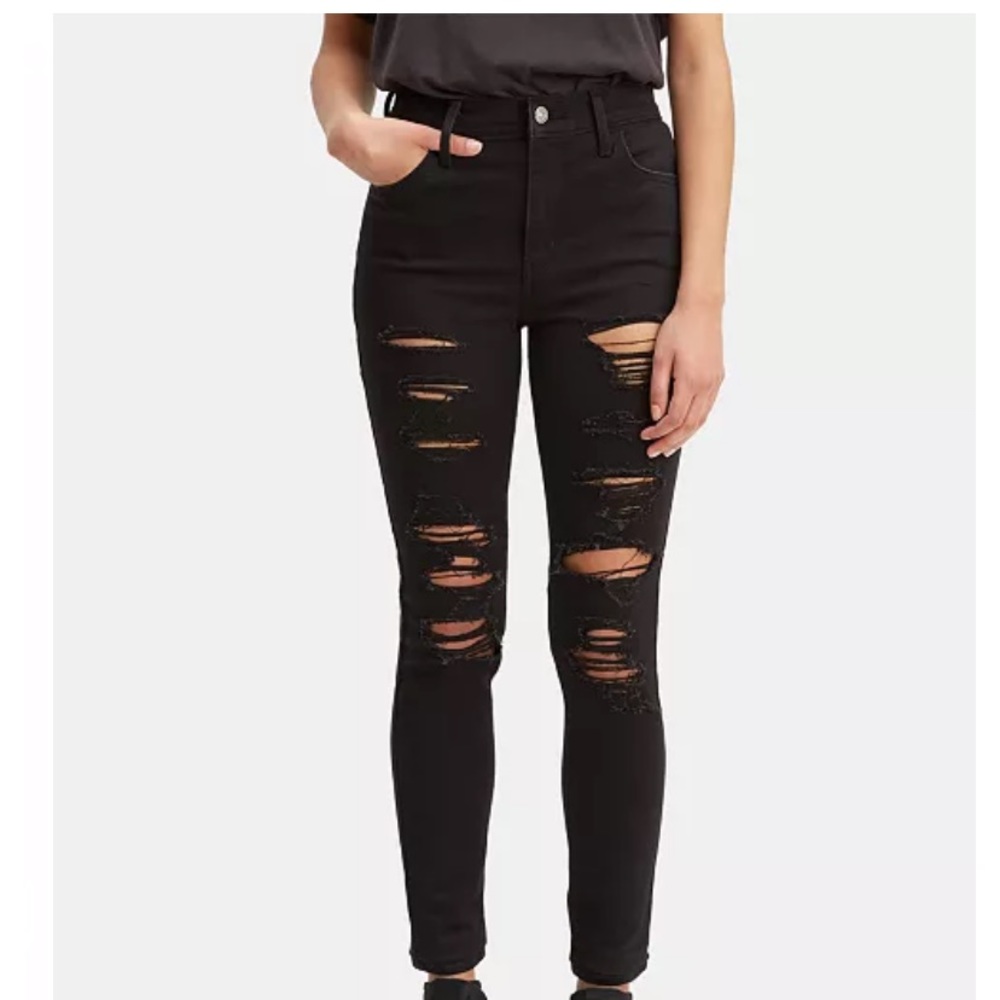 Levi’s High Waisted Black Jeans